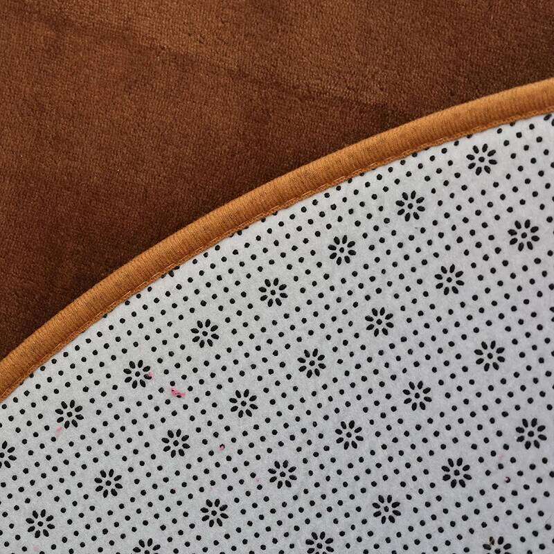 Silver Bubble Kiss Thick Round Rug Carpets for Living Soft Home Bedroom Kid Room Plush Salon Decoration H260226