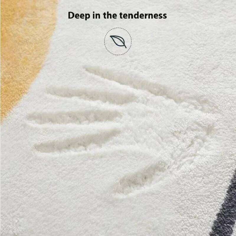 VIKAMA Coin Pattern Rug SpongeBob Style Bedroom and Living Room Floor Mat Non-Slip Anti-Fouling Carpet Home Decoration H260226