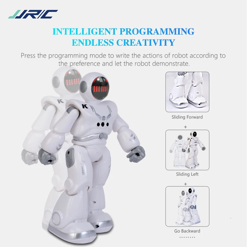 R18 RC Robot Programming Automatic Presentation Intelligent Gesture Sensor Smart Robots Children Toys Gift 260207