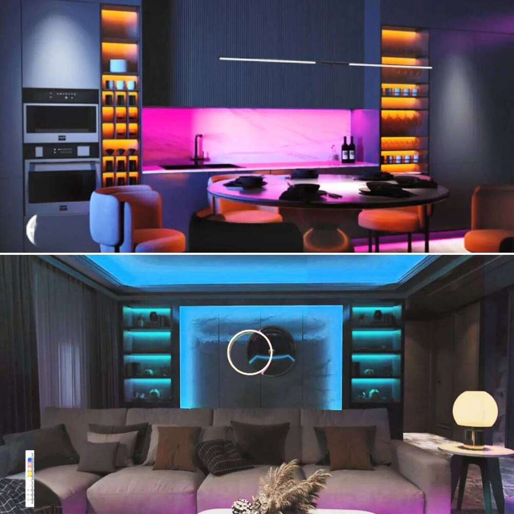 Tuya Life Neon Light Smart WIFI LED Cabinet Kitchen Lamp DC12V for Wardrobe Backlight DIY Home Decoration work with Alexa Z260226