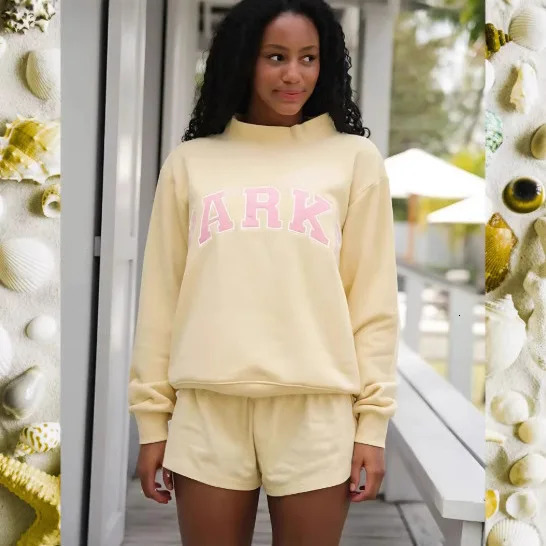 2026Grey Printed Sweatshirt women Soft Fleece long sleeve sweatshirt female autumn winter high neck loose womens hoodie clothes 260227