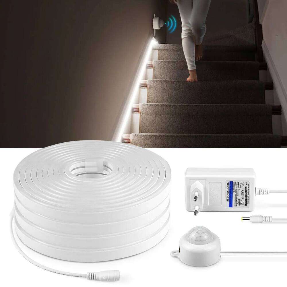 Led 5 m 3m Light Lamp Motion Sensor DC 12V PIR Movement Detection Neon strip Kitchen led lights decoration for wall Z260226