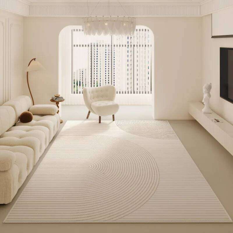 VIAKMA Creamy Flannel Carpet Living Room Luxury High-End Sofa Coffee Table Rug Bedroom Floor Mat Home Decoration H260227 - view 7