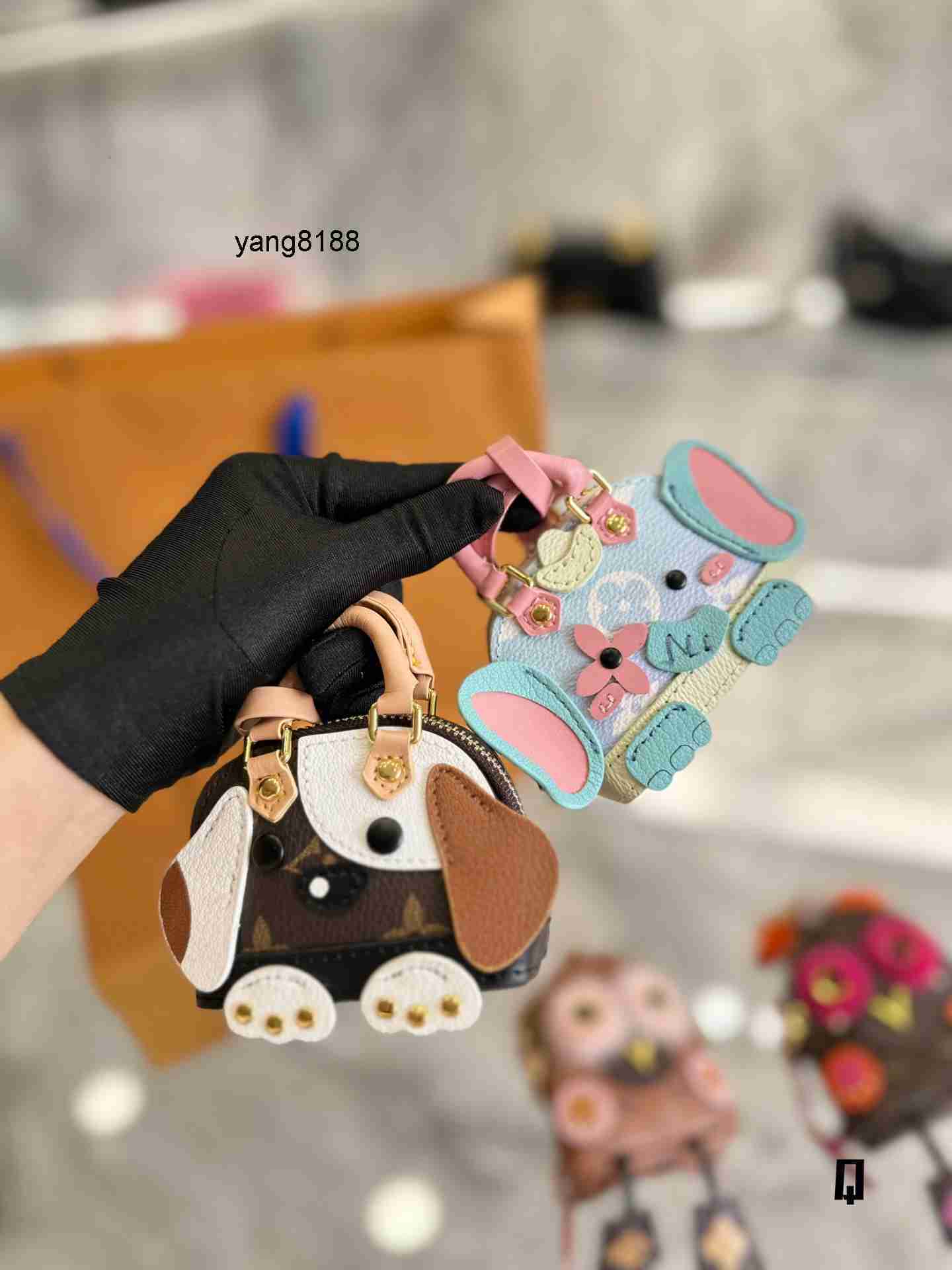 Women Luxury Key Brand Wallets Designer Dog Elephant Shell Coin Purses Keychain Cute Owl Mini CK8Z louis vuittonly lvs lvt louisvuitton louievuitton UGXU