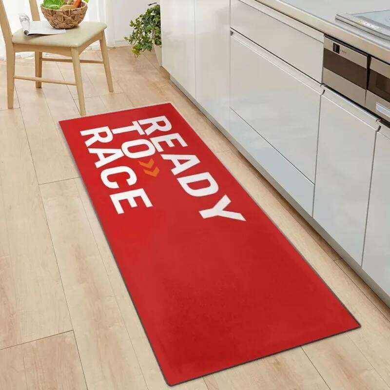 Ready To Race Carpet Garage Racing Motorcycle Mat Cool Moto Display Hallway Anti-slip Home Decoration H260226
