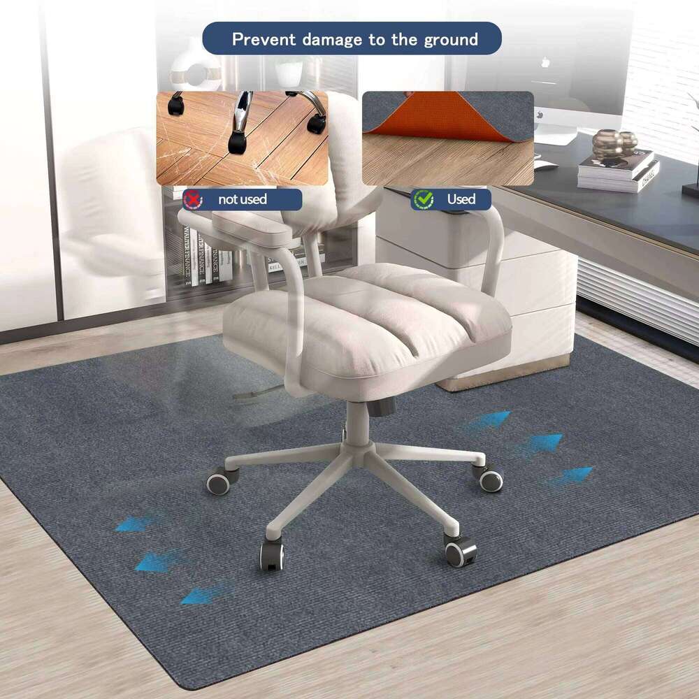 90x120cm chair mat work in hardwood Office Rolling Computer Gaming Chair Mat Bedroom Living Room H260227 - view 4