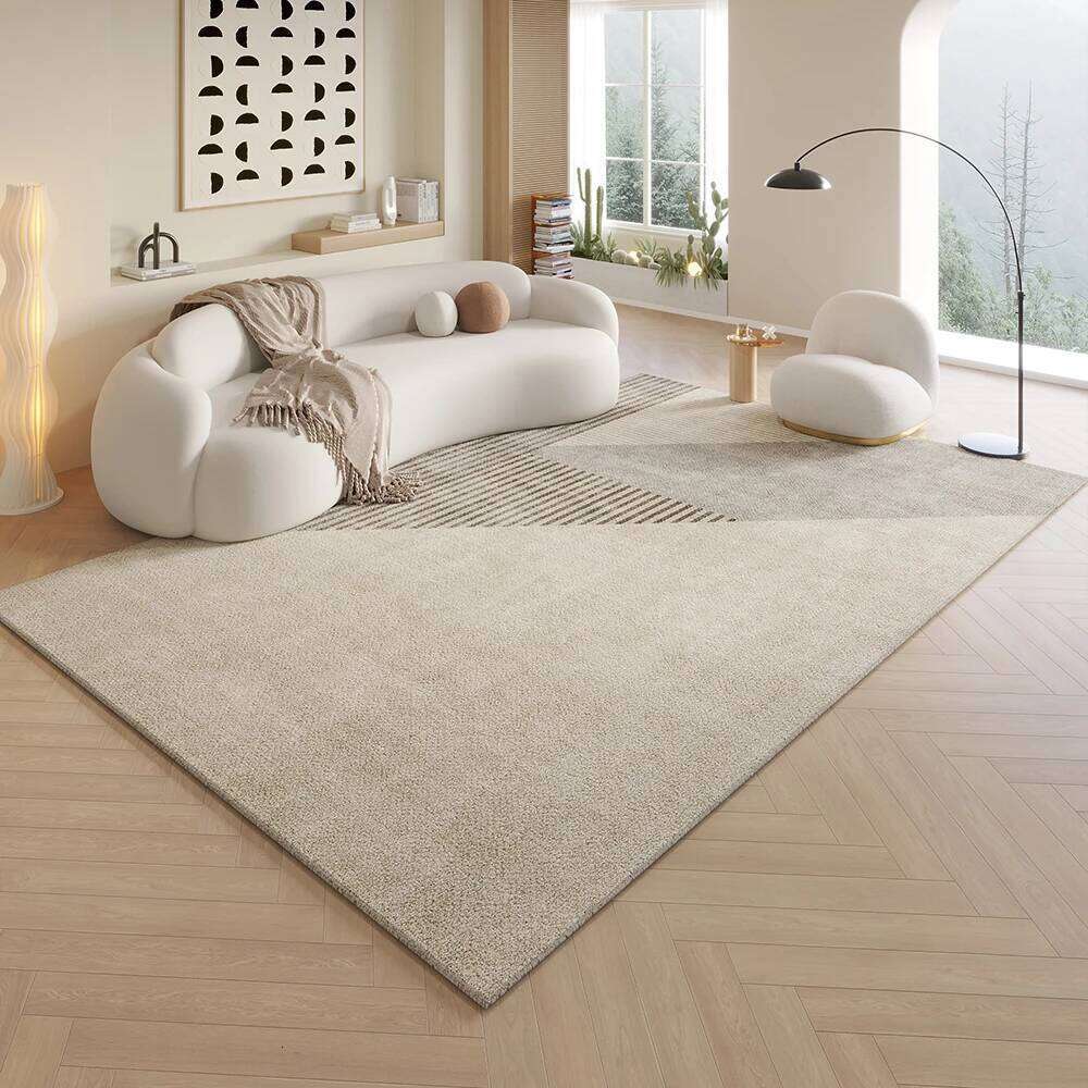 VIKAMA Cream Style Living Simple Sofa Coffee Table Pad, Bedroom Wardrobe Room Carpet, Home Decoration H260226
