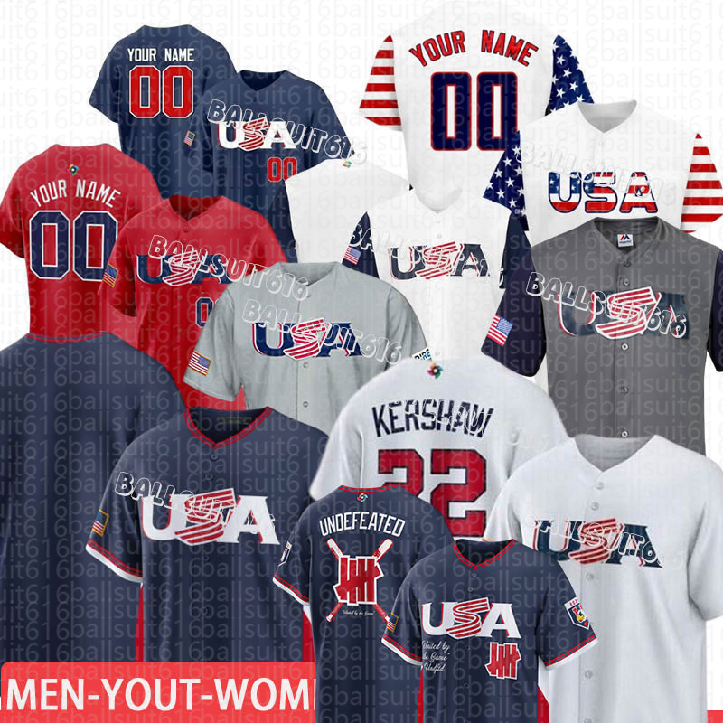 Team USA Baseball Jersey 2026 World Baseball Classic Jersey Aaron Judge Pete Crow-Armstrong Paul Skenes Corbin Carroll WBC Pete Alonso Cal Raleigh J.T. Realmuto