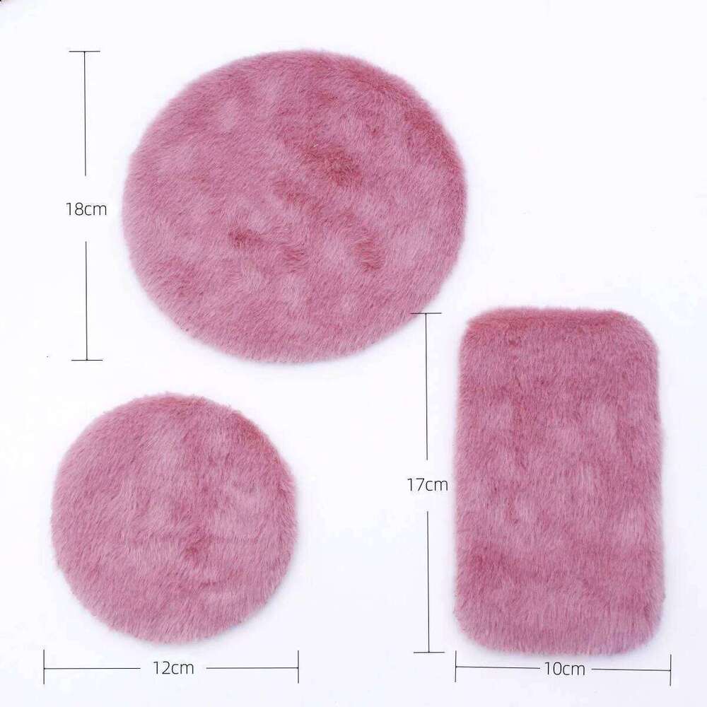 Mini Round Carpet Cartoon World Map Design Non-Slip Wear-Resistant Easy Clean Scandinavian Style Home Decor Rug H260227 - view 7