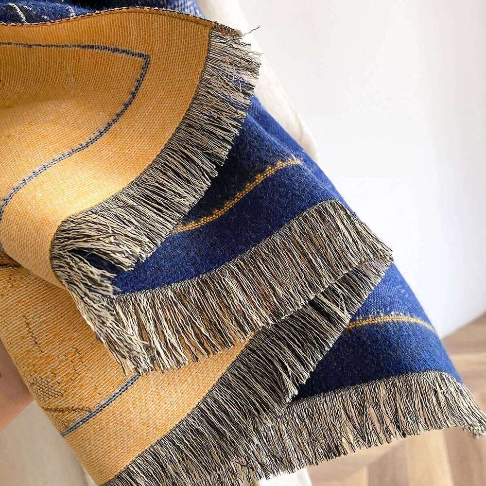 Luxury Womens Winter Thicken Wrap Shawl High Quality Two-Sided Imitation Cashmere Jacquard Scarf Ladies Brand Design Pashmina Z260226