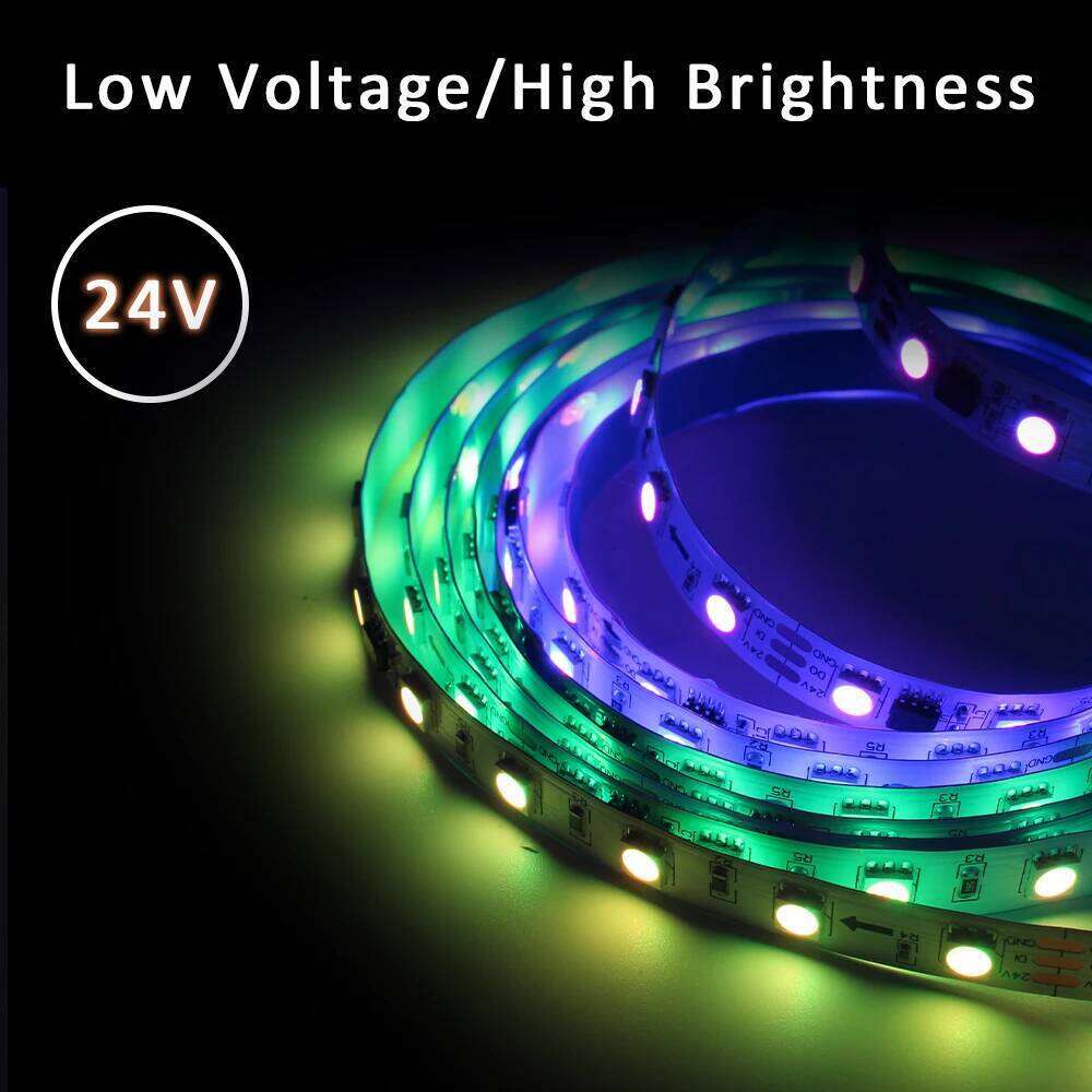 LED Strip RGBIC 5050 24V WS2811 5M 10M 15M 20M RGB IC Horse Running Water Flowing Lights Tape Diode Ribbon Room Decoration Lamp Z260226