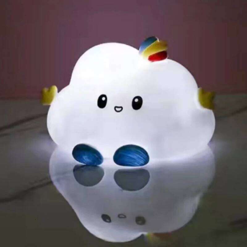 Small Cartoon Cute Cloud Not Dazzling Children Bedroom Bedside Night Light Child Girl Birthday Gifts Home Decoration Z260227