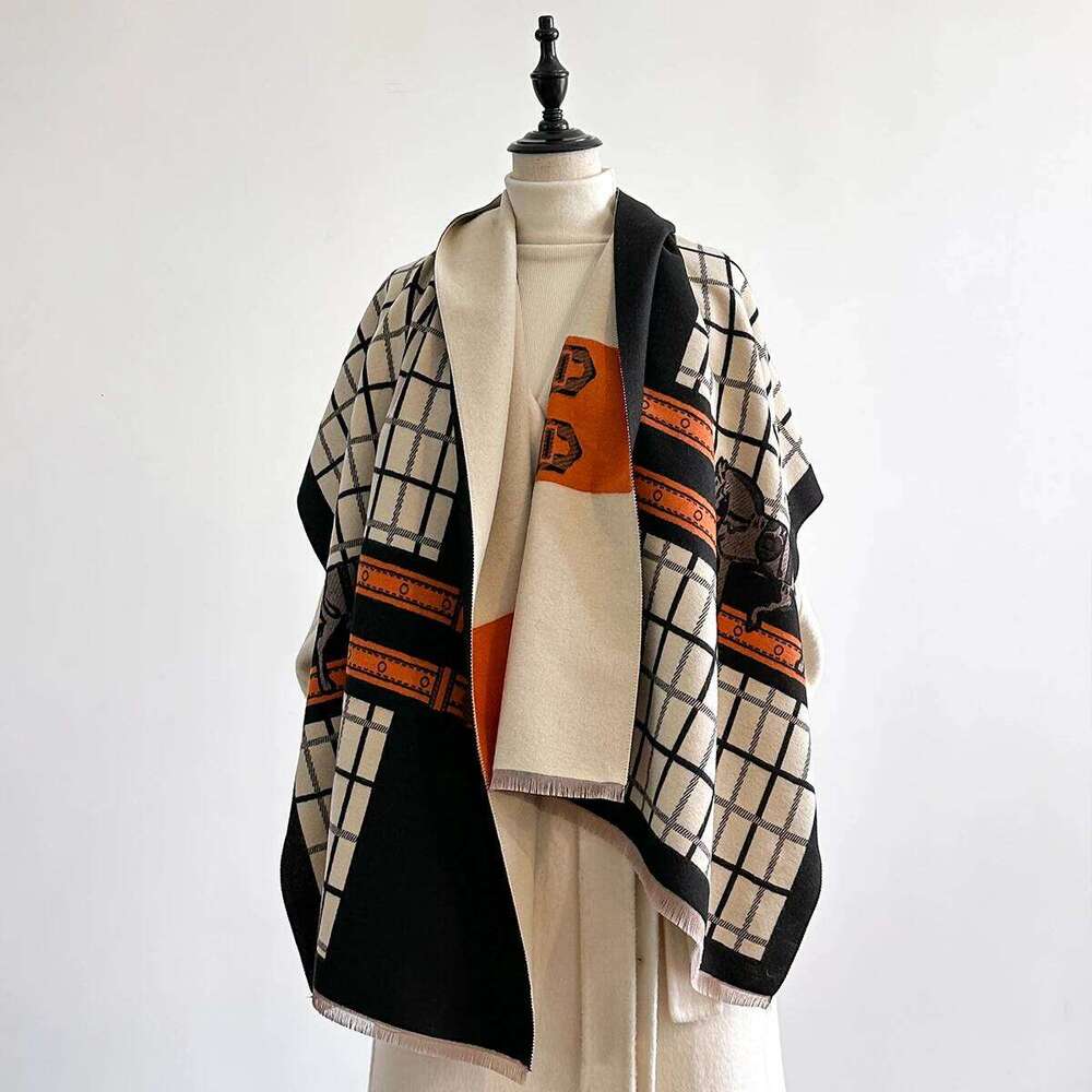 Luxury Brand Winter Imitation Cashmere Scarf Women Female Warm Pashmina Shawls Wrap Scarves Blanket Thick Ladies Bufanda Design Z260226