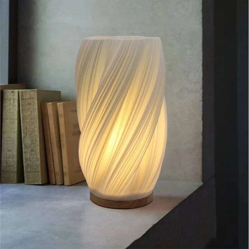 French Cream Style 3D Desk Ins Internet Red Pleated Bedroom Bedside Study Coffee Shop Card Seat Atmosphere Lamp Z260227
