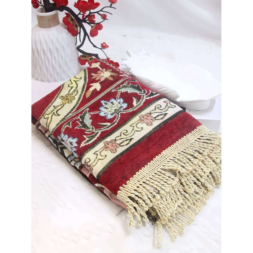 Praying Carpet Fabric Rug Muslim Padded Soft Portable Prayer Mat for Church Hall H260226