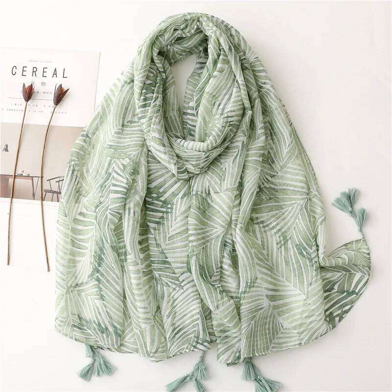 2025 Luxury Autumn Winter Women Viscose Scarf Shawl Cotton Lady Fashion Flower Scarves Bandana Pashmina Wrap Hijab Muffler Z260226