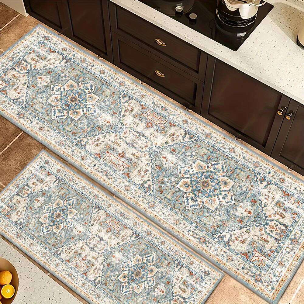 VIKAMA Golden Diamond Velvet Mat Bohemian Style Runner Rugs for Corridors Villas Banquet Halls Conference Rooms Home Deco H260227 - view 5