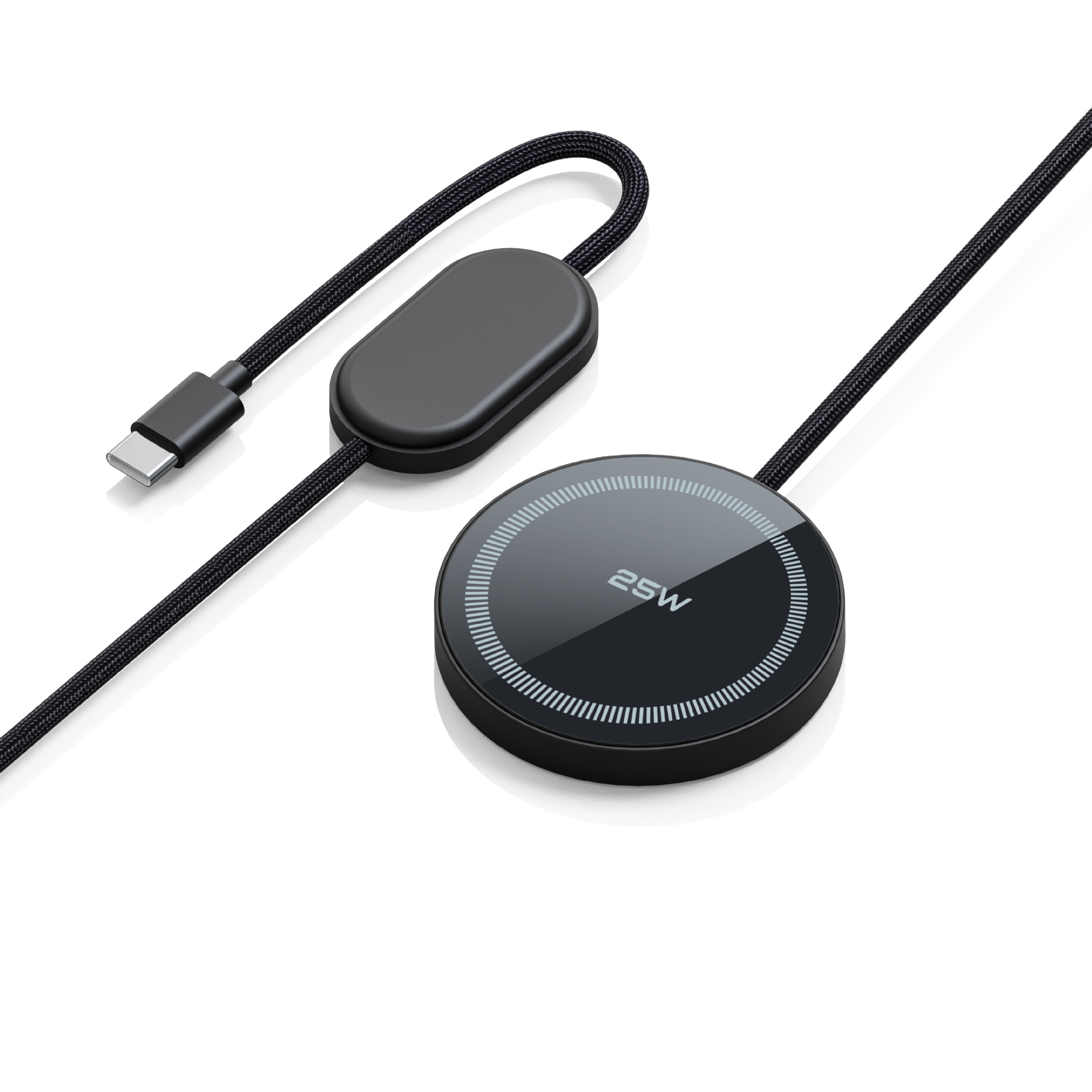 Magnetic 25W mobile phone earphones wireless fast charging charger