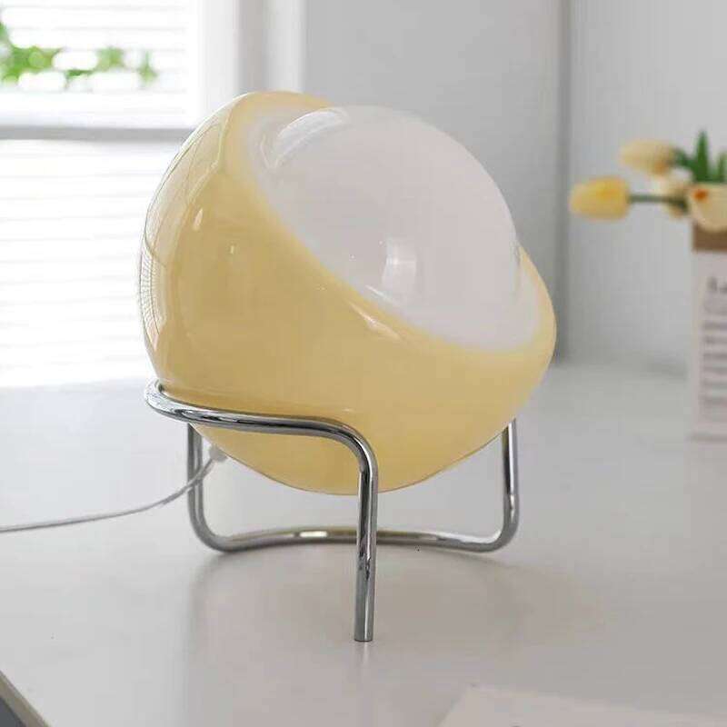 Medieval Bauhaus Indoor Table Living Room Bedroom Bedside Glass Creative Decoration Desk Lamp Nordic LED Retro Night Lights Z260227