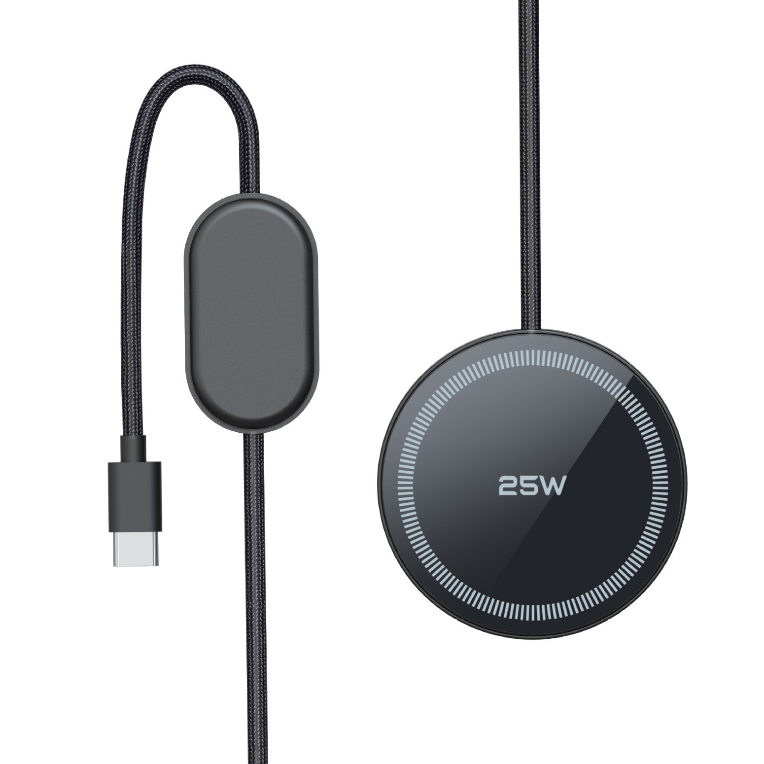 Magnetic 25W mobile phone earphones wireless fast charging charger