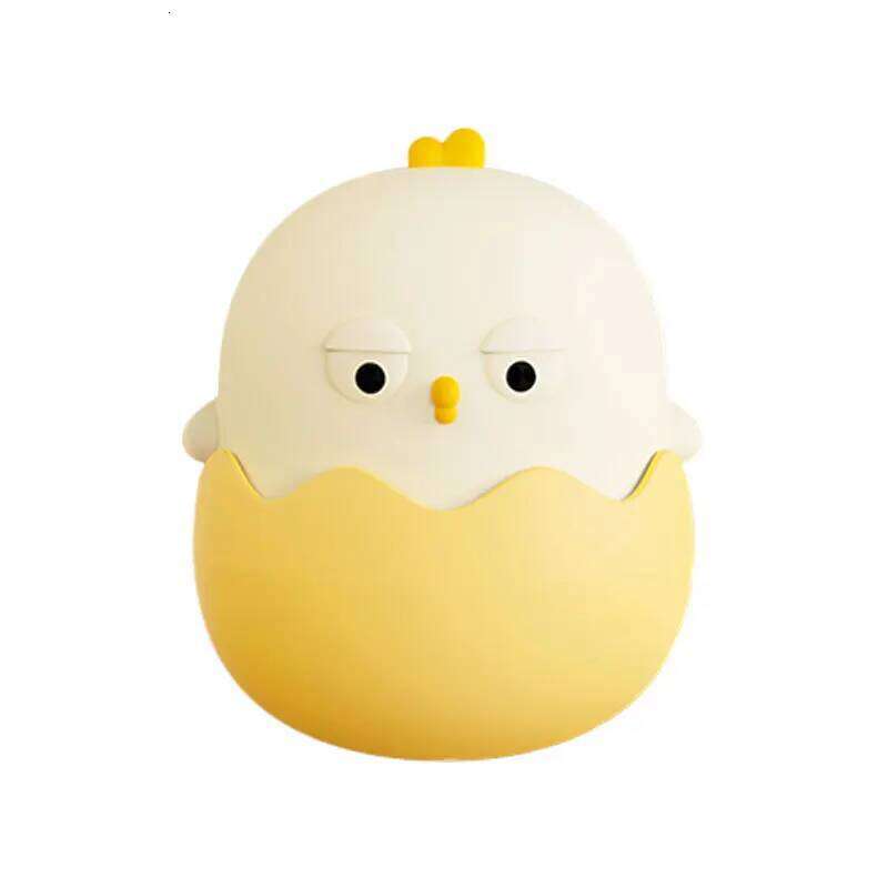 Led Children Touch Night Light Soft Silicone USB Rechargeable Bedroom Decor Gift Animal Egg Shell Chick Bedside Lamp Z260227