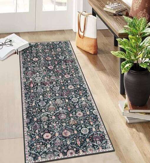 Bohemia Trellis Hallway Runner Rug Kitchen for Hallways Vintage Carpet Bedroom Bathroom Entryway CreamMulti Runners Mats H260227 - view 4