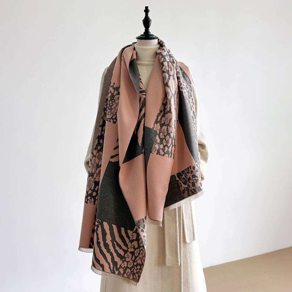 2025 Latest Design Winter Two-Sided Jacquard Cashmere Scarves High Quality Women Thicken Wrap Shawl Ladies Wool Pashmina Scarf Z260226