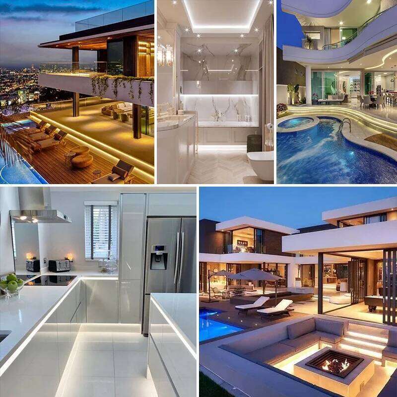 IP65 Waterproof COB LED Strip Light High Density 480 LEDs/m Flexible Tape Ribbon RA90 3000K 4000K 6500K Led Lights DC24V 5m Z260226