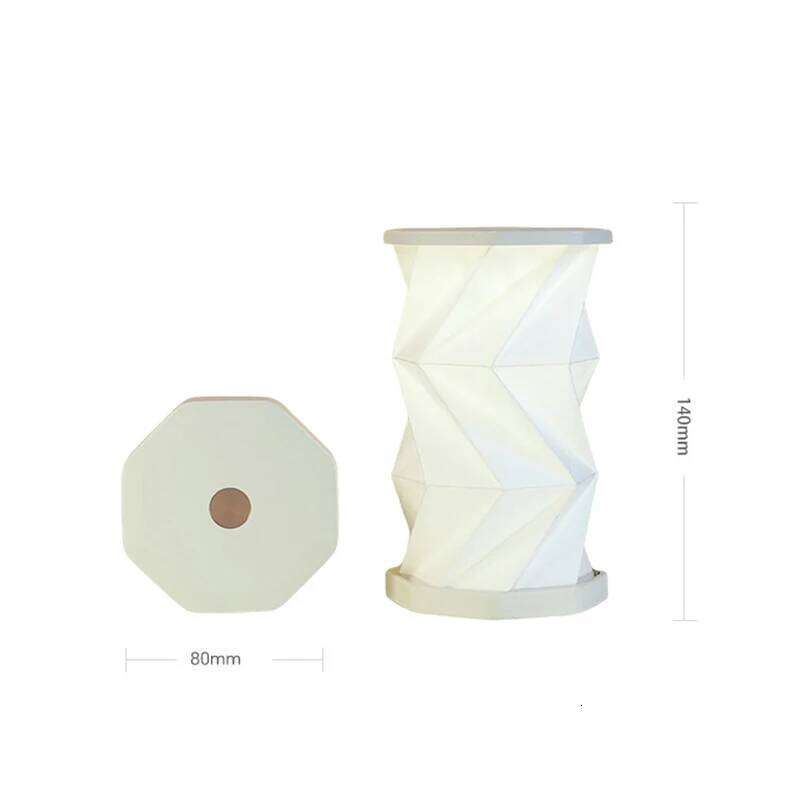 Mini Paper Lantern Night USB Charging Portable Foldable Book Lamp Bedroom Bedside Decor nightlight LED Table Light Gifts Z260227