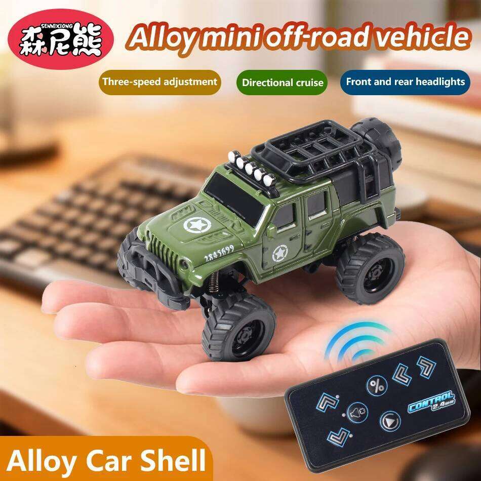 SENNIXIONG 1/64 Alloy RC Off-Road Car MINI Model Classic Speed Racing Drift Terrain Vehicle Climbing Truck Toy for Children Gift H260227