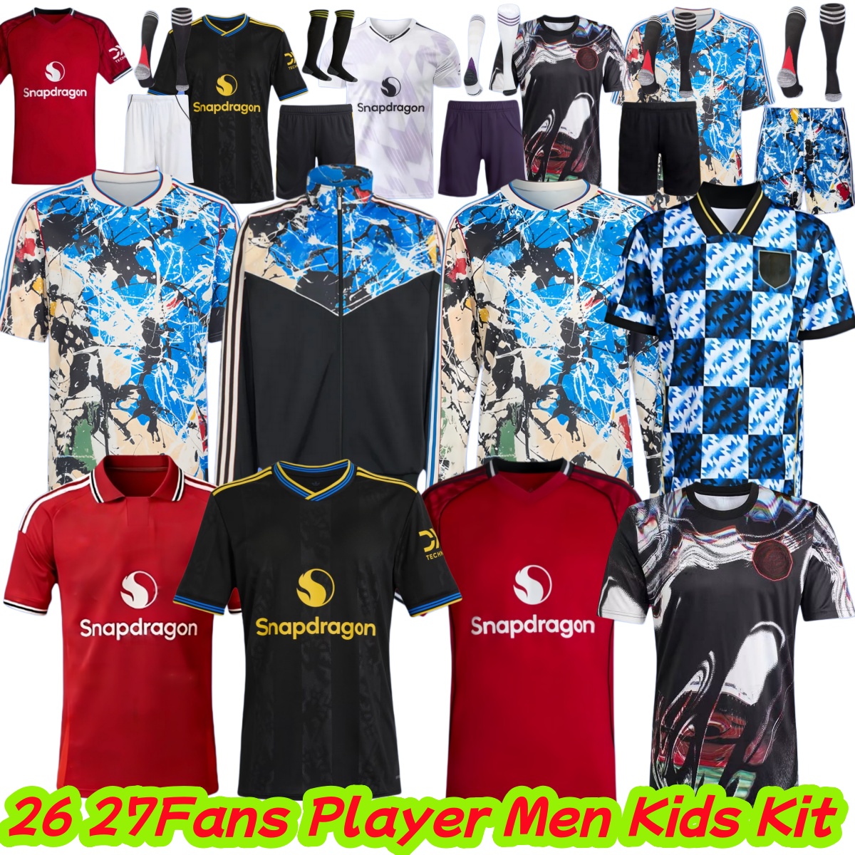 25 26 Manchest er United Soccer Jerseys GARNACHO HOJLUN MARTINEZ CASEMIRO UTD Retro Football Shirt Tracksuit men kids kit 2026 MAINOO ZIRKZEE Pre match icon jersey