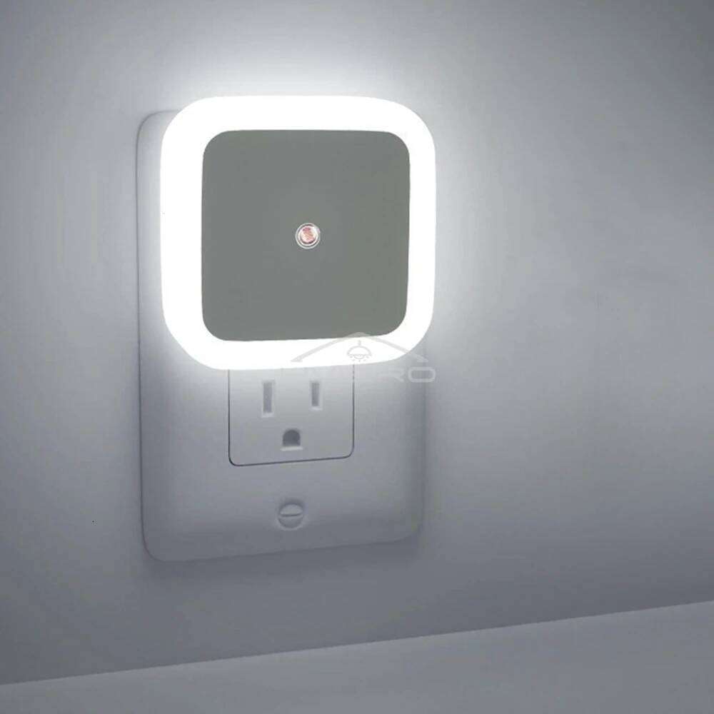 1/2/4PCS LED Wireless Sensor Night Light EU US Plug Mini Square For Baby Children Living Room Bedroom Corridor Lighting Lamps Z260227