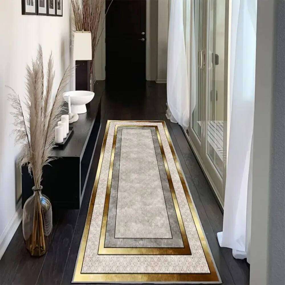 Thick Winter New European Classical Luxury Corridor Living Room Bedroom Entrance Kitchen Christmas Decoration Rug H260226