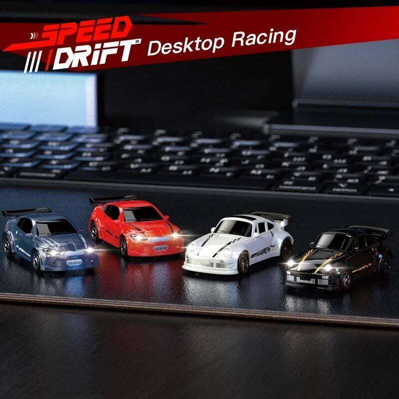 1/64 Desktop Mini RC Drift Car 4WD 2.4G Remote Controlled Toy High Speed Racing Vehicle Model Toys for Boys Kids Christmas Gifts H260227