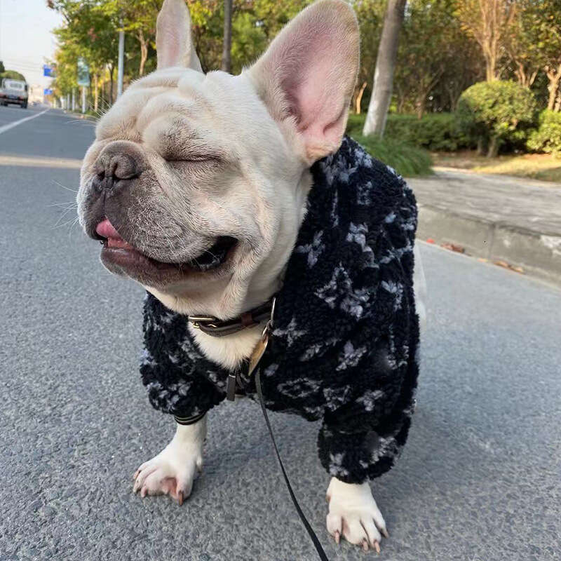 Lamb Wool Double Layer Thickened Pet Clothes French Bulldog Hoodie Teddy Schnauzer Pug Shiba Inu Dog Apparel Bamubi