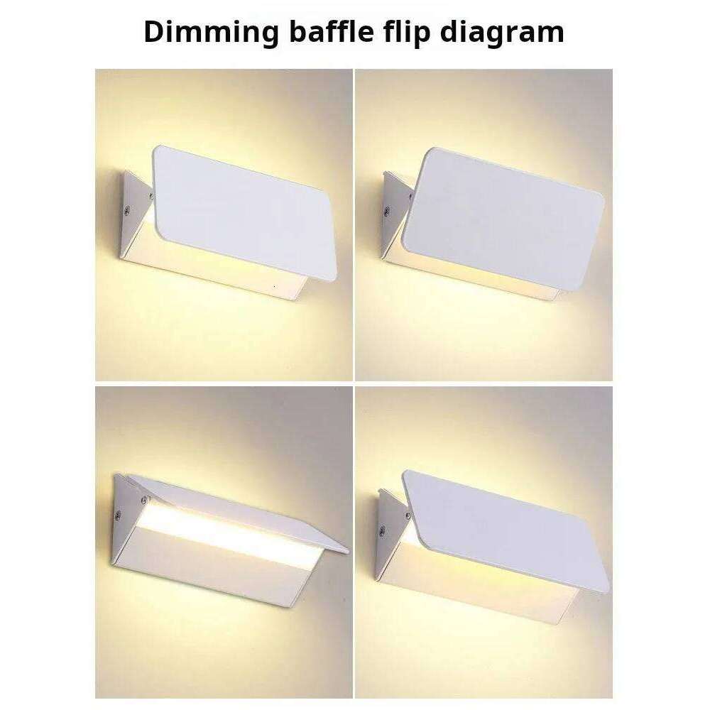 Indoor LED Lamp Adjustable Angle Aluminum Alloy Wall Light Home Living Room Bedroom Vanity Mirror Bedside Lights Z260227