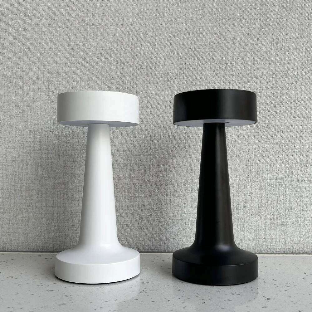 USB Rechargeable Touch Desk Wireless Bedside Decorative LED Table Lamp Restaurant Coffee Bar Home Mood Lighting Night Light Z260227