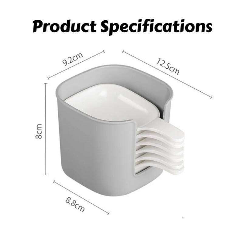 Portable Handle Snack Tray Set Kitchen Dip Tray with Discard-Bone Compartment Stackable Plastic Seasoning Dinner Plates Home Use Model