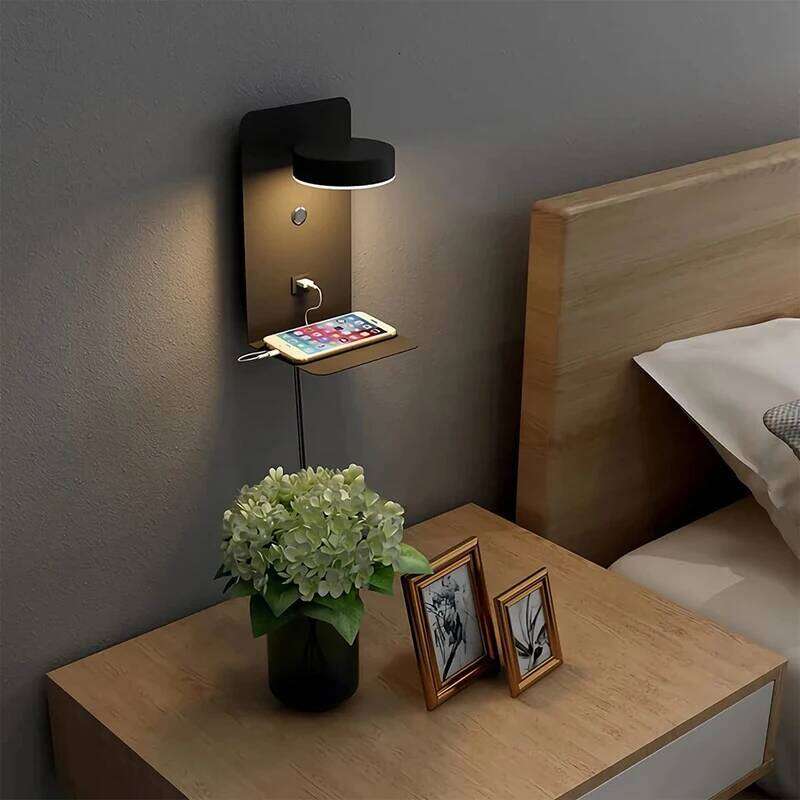 Bedroom Led Lamps USB Charge Light Indoor Lamp for Living Room Decor Wall Panels with Switch Aisle Modern Sconce Z260227