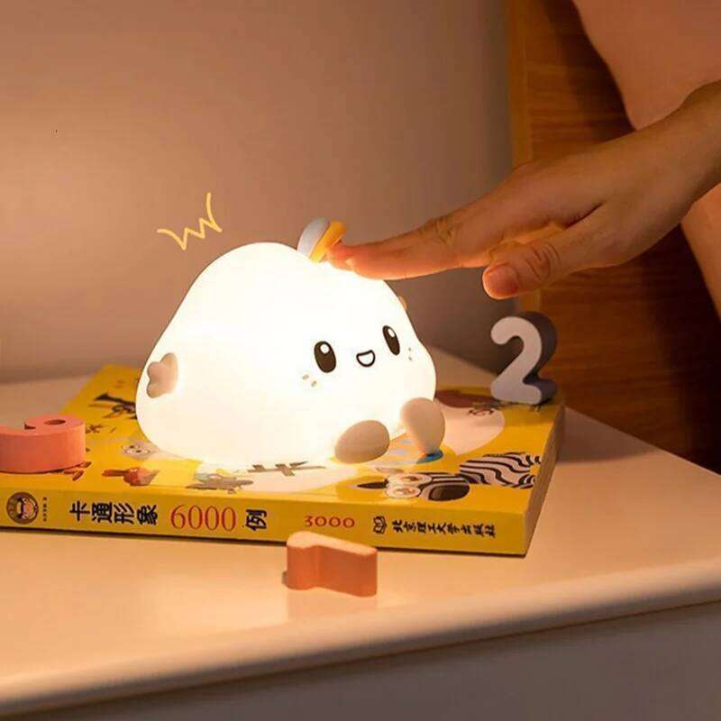 Nightlight, bedside atmosphere lighting, bedroom sleep sleep, baby feeding, USB charging, pat light Z260227