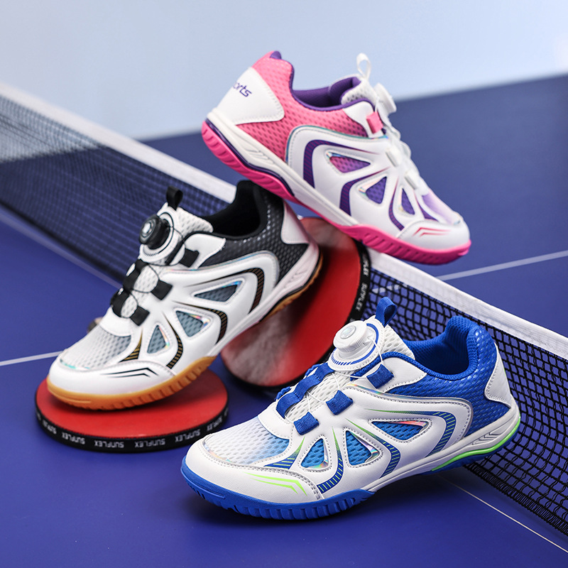 Free shipping Table tennis shoes - professional training, lightweight and anti-slip, suitable for both men and women, children's badminton shoes,