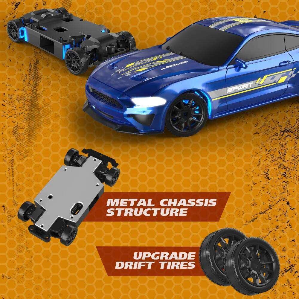 1:43 4WD RC Drift 2.4G High-Speed Remote Control Cars Full proportions Competition Mini Racing Car Model Boy Toy Gift H260227