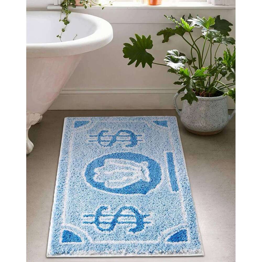 VIKAMA Coin Pattern Rug SpongeBob Style Bedroom and Living Room Floor Mat Non-Slip Anti-Fouling Carpet Home Decoration H260226