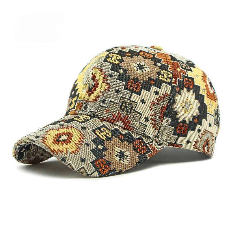 2025 Spring New Women's Retro Ethnic Style Hardtop Baseball Korean Version Fashion Cap Sun Hat Tide Z260226