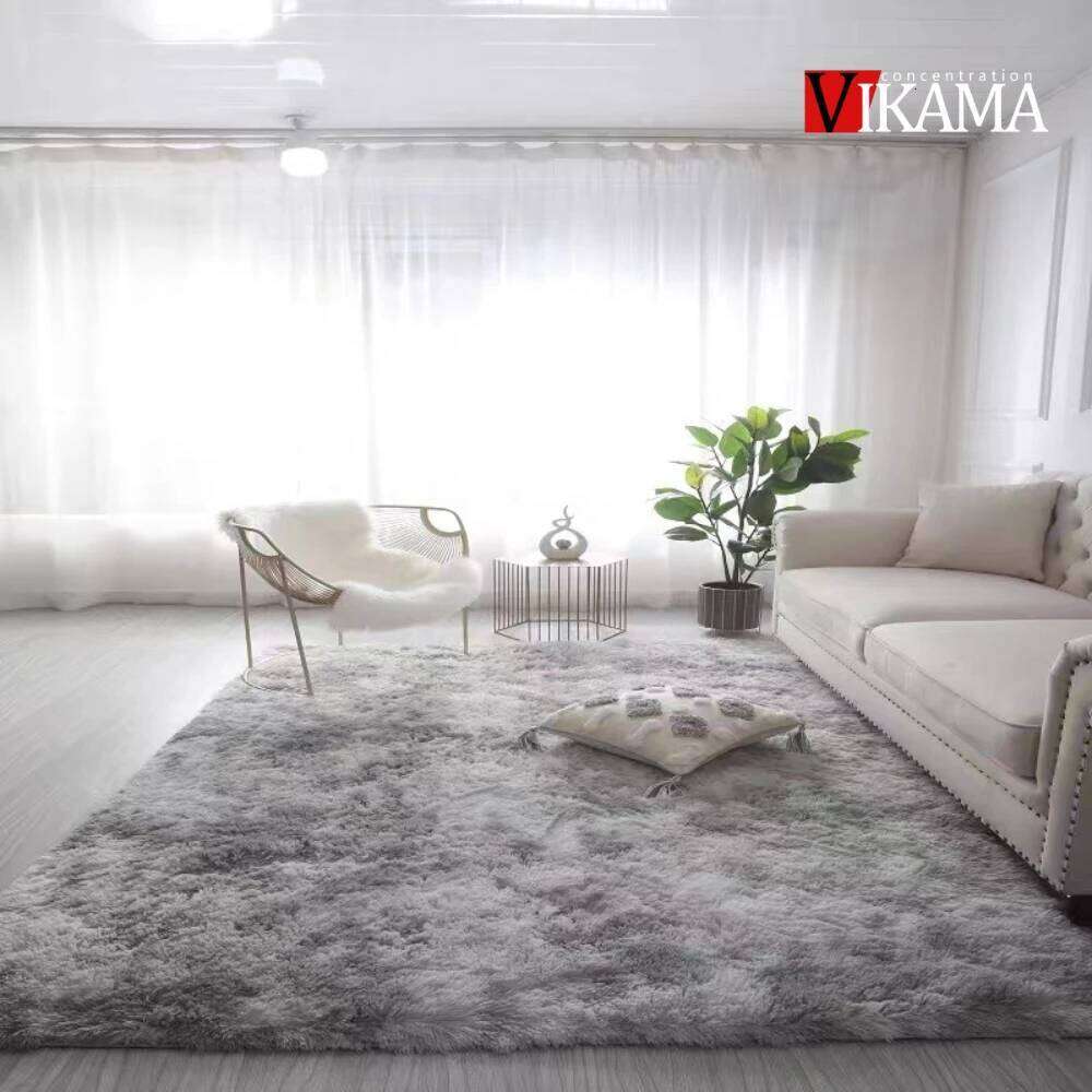 VIKAM for Living Room Decor Rugs Fluffy Thick Plush Carpet For Bedroom Large Area Rug Crawling Mat Gray Black pink H260226