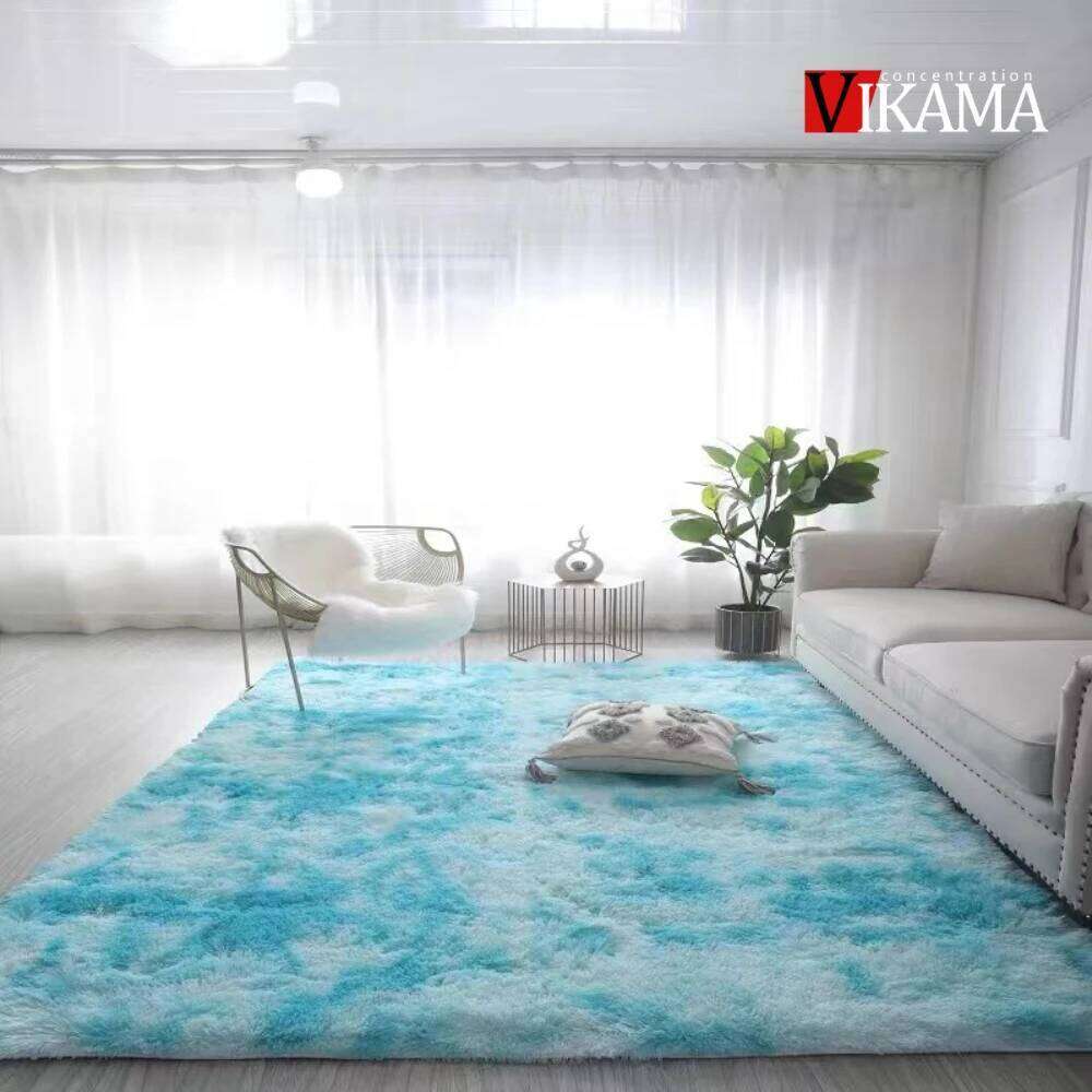 VIKAM for Living Room Decor Rugs Fluffy Thick Plush Carpet For Bedroom Large Area Rug Crawling Mat Gray Black pink H260226