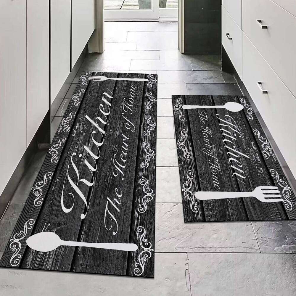 VIKAMA Washable absorbent floor Comfortable sponge kitchen carpet main bathroom Non-slip waterproof door mat Kit H260227 - view 5