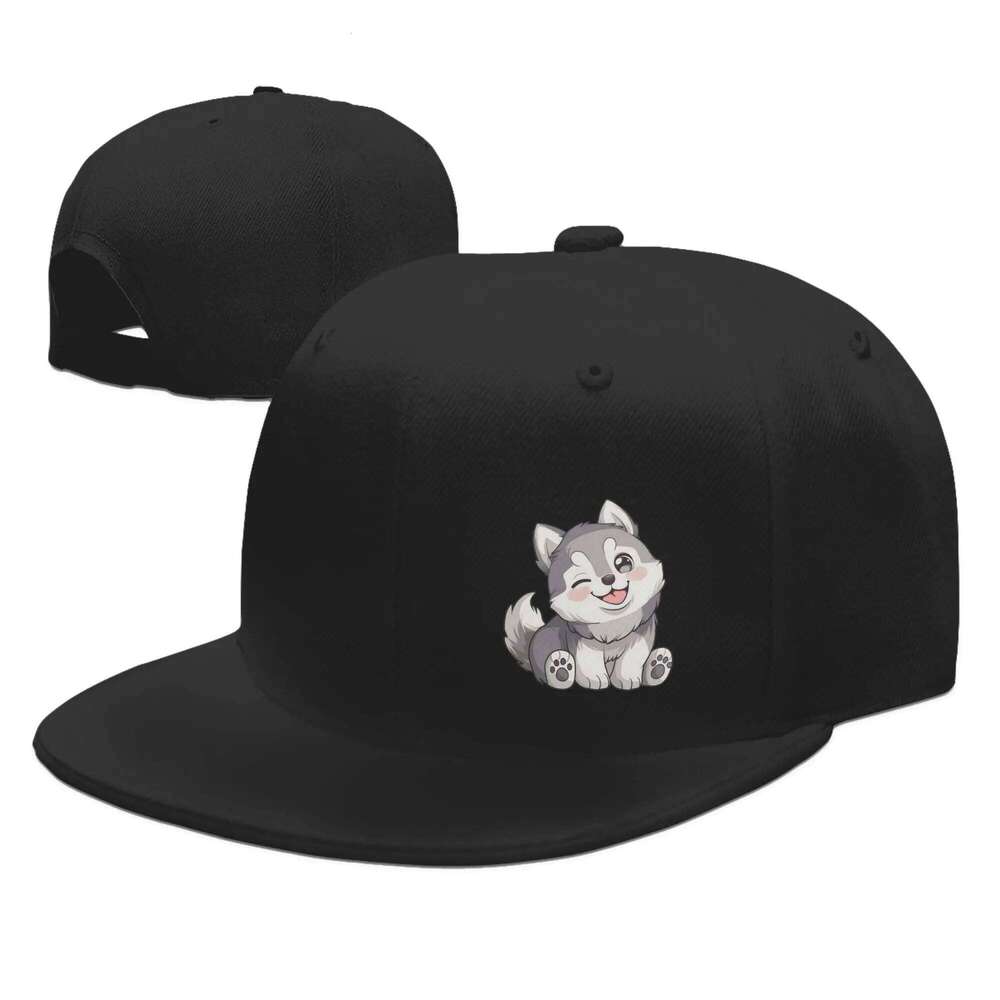 Cute Winking Kawaii Husky Unisex Caps Outdoor Trucker Baseball Cap Snapback Hats Breathable Casquette Z260226