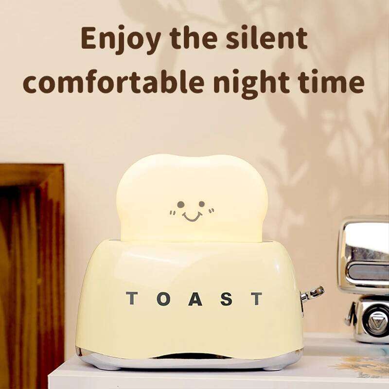 New Toast Night Light Cute little Bread Lamp Breastfeeding portable light with timer is still a great gift for kids and friends Z260227