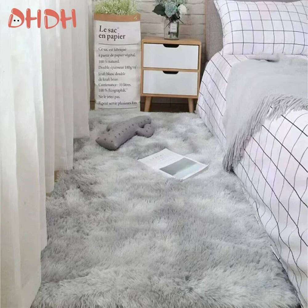 Soft Bedroom Large Carpet Living Fluffy Hall Sofa Area Rug Carpets Room Decor Plush Rugs for Children Play Mat H260226
